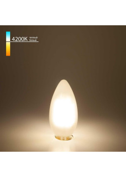 Лампа светодиодная филаментная Elektrostandard BLE1427 E14 9W 4200K матовая a050133