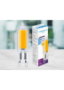 Лампа светодиодная филаментная Ambrella light G9 4W 4200K прозрачная 204532