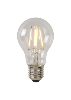 Лампа светодиодная Lucide E27 7W 2700К прозрачная 49080/07/60