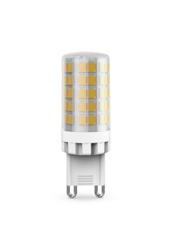 Лампа светодиодная Gauss G9 5,5W 3000К прозрачная 107009106