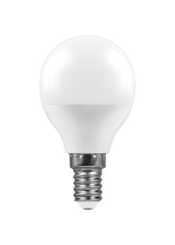 Лампа светодиодная Feron E14 11W 2700K Шар Матовая LB-750 25946