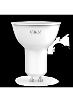 Лампа светодиодная Gauss GU10 11W 6500K матовая 13631