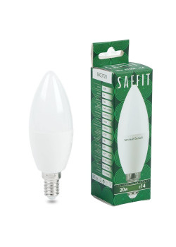 Лампа светодиодная Saffit E14 20W 2700K матовая SBC3720 55272