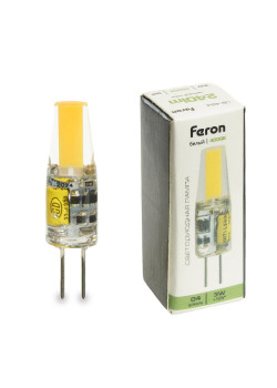 Лампа светодиодная Feron LB-424 G4 3W 12V 4000K 51171