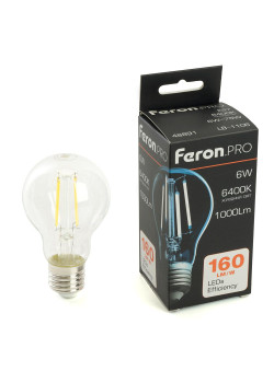Лампа светодиодная Feron.PRO LB-1106 Шар E27 1000LM 6W 175-265V 6400K 48891