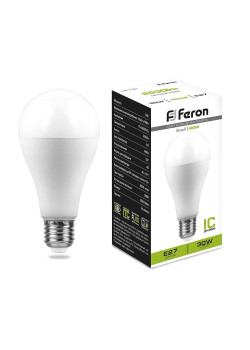 Лампа светодиодная Feron E27 30W 4000K матовая LB-130 38195