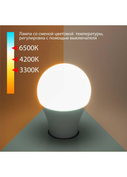 Лампа светодиодная Elektrostandard E27 13W 3300/4200/6500K матовая a053389