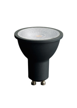 Лампа светодиодная Feron GU10 7W 2700K черная LB-1607 48956