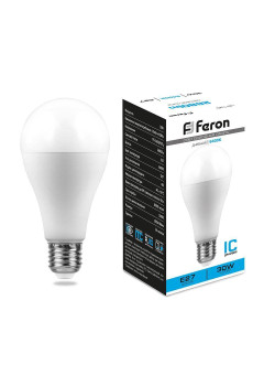 Лампа светодиодная Feron E27 30W 6400K матовая LB-130 38196