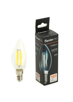 Лампа светодиодная Feron.PRO LB-1206 Свеча E14 6W 1000LM 175-265V 6400K 51246