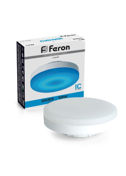 Лампа светодиодная Feron GX53 12W синяя LB-455 51019