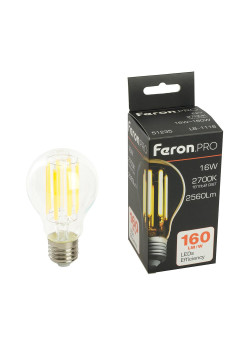 Лампа светодиодная Feron.PRO LB-1116 Шар E27 2560LM 16W 175-265V 2700K 51235