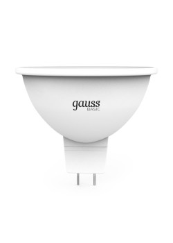 Лампа светодиодная Gauss GU5.3 9W 3000K матовая 11519