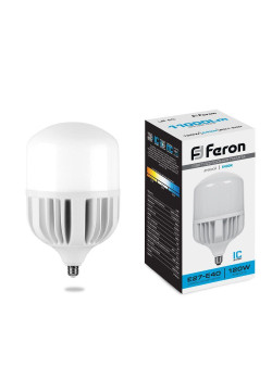 Лампа светодиодная Feron E27-E40 120W 6400K матовая LB-65 38197