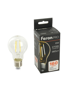 Лампа светодиодная Feron.PRO LB-1106 Шар E27 960LM 6W 175-265V 2700K 48889