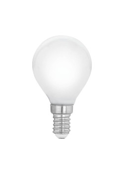 Лампа светодиодная Eglo E14 5W 2700K матовая 12548