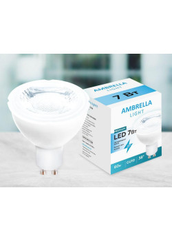 Лампа светодиодная Ambrella light GU10 7W 4200K белая 207864
