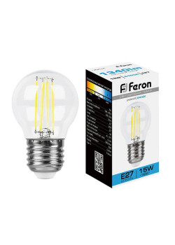 Лампа светодиодная Feron LB-515 Шарик E27 15W 6400K 38254