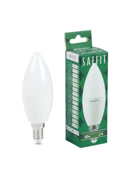 Лампа светодиодная Saffit E14 20W 6400K матовая SBC3720 55274