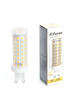 Лампа светодиодная Feron G9 15W 2700K прозрачная LB-437 38212