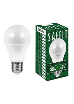 Лампа светодиодная Saffit E27 30W 6400K матовая SBA6530 55184