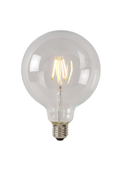Лампа светодиодная Lucide E27 7W 2700К прозрачная 49083/07/60