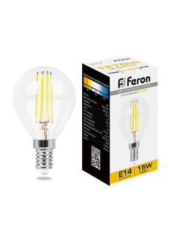 Лампа светодиодная Feron LB-515 Шарик E14 15W 2700K 38249