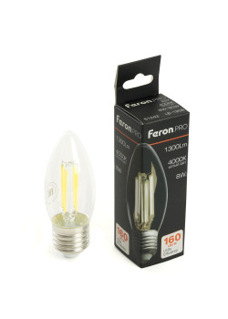 Лампа светодиодная Feron.PRO LB-1208 Свеча E27 1300LM 8W 175-265V 4000K 51242