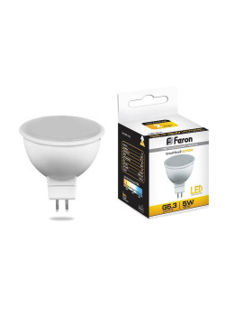 Лампа светодиодная Feron MR16 G5.3 5W 2700K Грибок матовая LB-24 25127