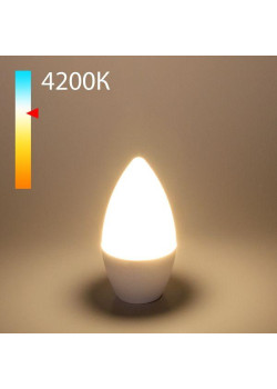 Лампа светодиодная Elektrostandard E14 8W 4200K матовая a048727