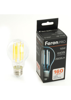 Лампа светодиодная Feron.PRO LB-1116 Шар E27 2600LM 16W 175-265V 6400K 51237