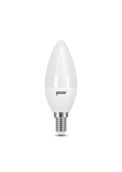 Лампа светодиодная Gauss E14 9.5W 6500K матовая 103101310