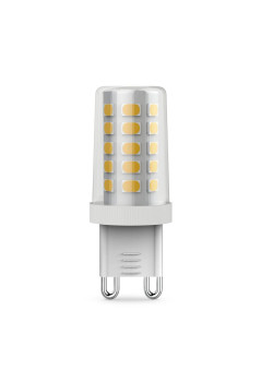 Лампа светодиодная Gauss G9 3,5W 4100К прозрачная 107009205