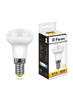 Лампа светодиодная Feron E14 5W 2700K Груша Матовая LB-439 25516