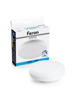 Лампа светодиодная диммируемая Feron LB-457 GX53 15W 230V 6400K 51069