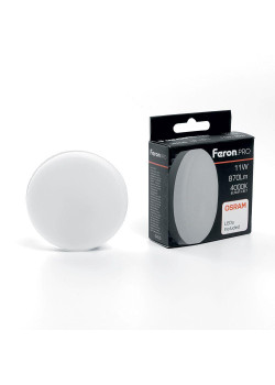 Лампа светодиодная Feron GX53 11W 4000K матовая LB-1511 38206