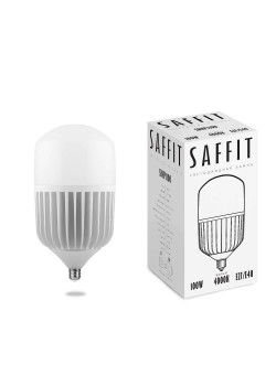 Лампа светодиодная Saffit E27-E40 100W 4000K цилиндр матовая SBHP1100 55100