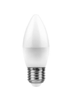 Лампа светодиодная Feron E27 11W 6400K Свеча Матовая LB-770 25945