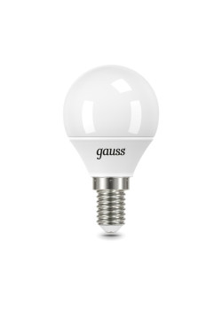 Лампа светодиодная Gauss E14 9.5W 6500K матовая 105101310