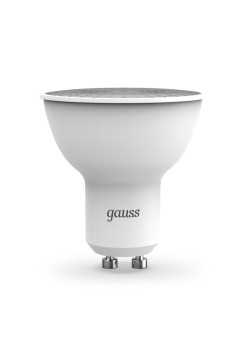Лампа светодиодная Gauss GU10 7W 3000K матовая 101506107