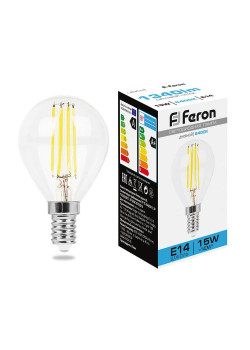Лампа светодиодная Feron LB-515 Шарик E14 15W 6400K 38251
