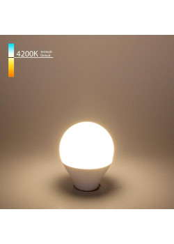 Лампа светодиодная Elektrostandard E14 7W 4200K матовая a049000