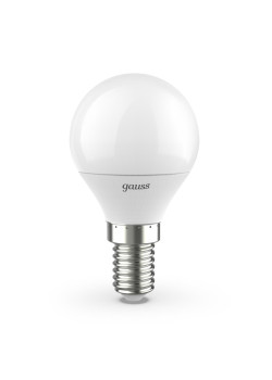 Лампа светодиодная Gauss E14 9.5W 3000K матовая 105101110