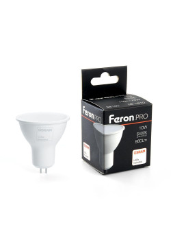 Лампа светодиодная Feron G5.3 10W 6400K матовая LB-1610 38160