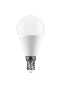 Лампа светодиодная Feron E14 11W 4000K Шар Матовая LB-750 25947