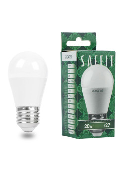 Лампа светодиодная Saffit E27 20W 6400K матовая SBG4520 55278