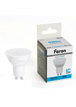 Лампа светодиодная Feron LB-24 MR16 GU10 5W 175-265V 6400K 51217