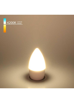 Лампа светодиодная Elektrostandard E27 6W 4200K матовая a048675