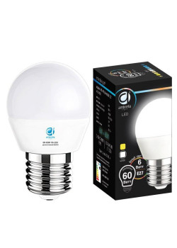 Лампа светодиодная Ambrella light E27 6W 4200K белая 204027