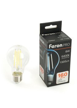 Лампа светодиодная Feron.PRO LB-1108 Шар E27 1320LM 8W 175-265V 6400K 48894